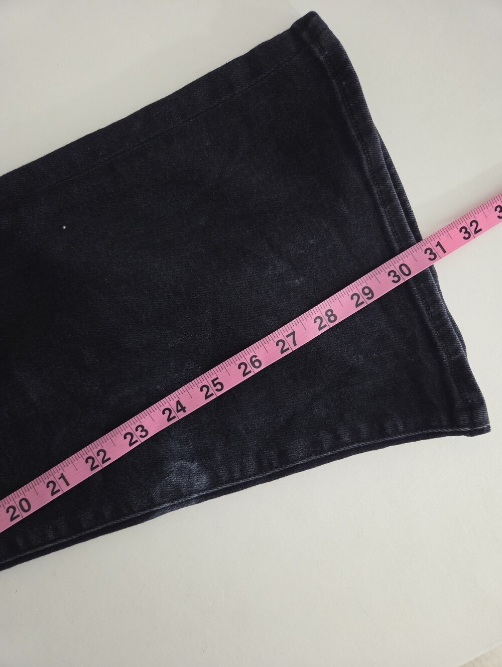Mother The Weekender Deep End High Waist Cropped Flare Jeans Washed Black - Picture 16 of 16